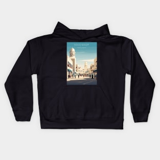 Souq Waqif Doha Qatar Travel Print Wall Art, Home Décor, Gift Art Kids Hoodie